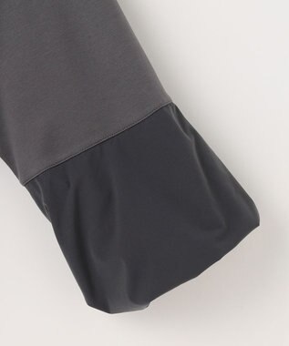 自由区 L クリアコットンポンチペプラム カットソー スレート