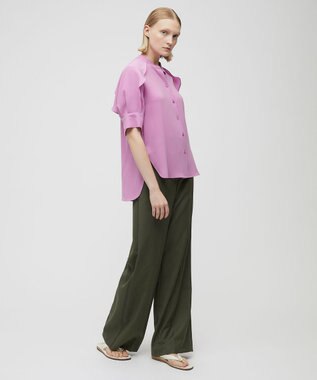 BEIGE， HYACINTH / スタンドカラーブラウス Rose