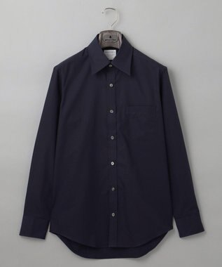 GOTAIRIKU 【形態安定】PREMIUMPLEATS_レギュラーカラー 通年ドレスシャツ（ネイビー） ネイビー系