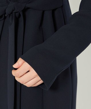 uncrave 【防しわ・洗濯機洗い可】ウォッシャブル ダブルクロス ワンピースコート（uncrave STANDARD） ネイビー