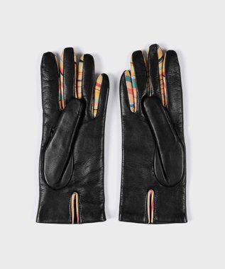Paul Smith スワールトリム レザーグローブ ブラック