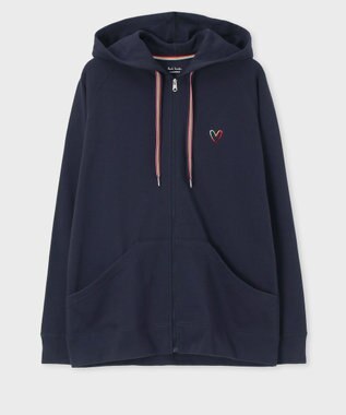 Paul Smith スワールハート フーデッドパーカ ネイビー