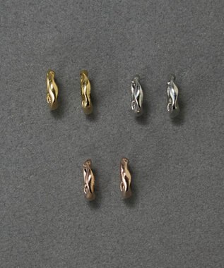 Phoebe 〈金属アレルギー対応〉ニュアンスメタルスナップイヤリング　ゴールド/ニッケルフリー ゴールド