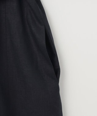 組曲 L リネンレーヨン ワンピース ネイビー系