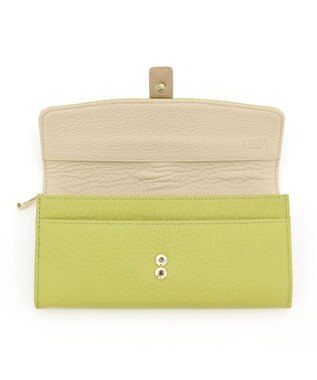 IBIZA フェリース　かぶせ長財布 黄緑