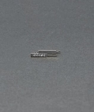 Phoebe 〈金属アレルギー対応〉デュオバービジューイヤーカフ（片耳）　シルバー/ニッケルフリー