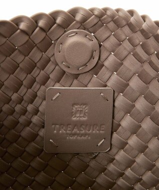 TOPKAPI 【TREASURE TOPKAPI】ネオプレン イントレチャート ワンハンドル ショルダー バッグ グレージュ