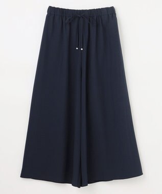 ANY 楽映えガウチョパンツ ネイビー