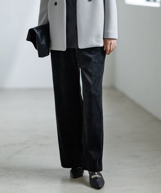 【洗える】 ラッセルライトピケ ストレートパンツ