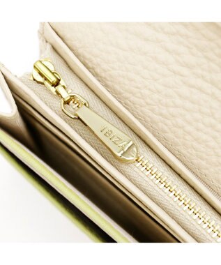 IBIZA フェリース　かぶせ長財布 黄緑