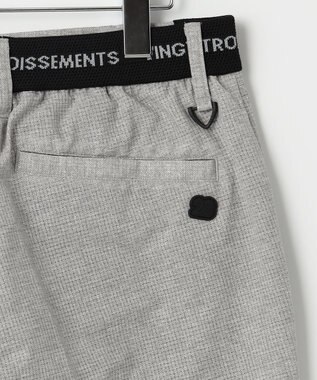 23区GOLF 【MEN】【ストレッチ】クールドット柄ハーフパンツ ライトグレー系5