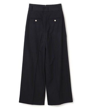 uncrave TWドビードスキン ワイドトラウザー ネイビー