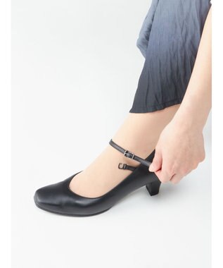 ASICS WALKING ペダラウォーキングシューズ E ヒール高5.0cm ブラック系