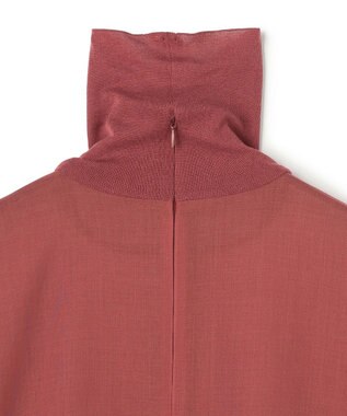 BEIGE， MOYE / ニットドッキング ロングスリーブブラウス L.Bordeaux