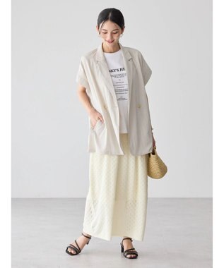 AMERICAN HOLIC レース編みスカート Ivory