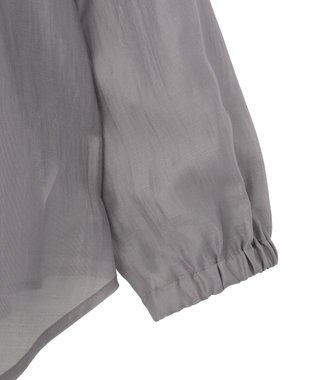 Green Parks 【WEB限定】ＳＥＴ２点フリルビスチェ＋シャツチュニックⅡ Charcoal Gray