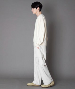 WEGO アクセ付きワンポイントニットプルオーバー（LS） オフホワイト