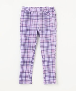 ANY KIDS 7days裏シャギー総柄パンツ チェック