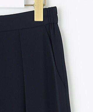 ANY SIS 【接触冷感・吸水速乾・UVカット】サラキレイ ワイドパンツ ネイビー