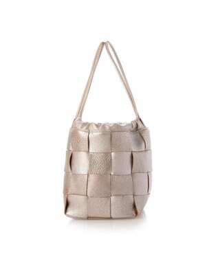 UNBILLION perche サスティナブルメッシュドロストショルダーバッグS シルバー