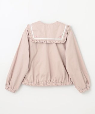 ANY KIDS セーラーカラーブルゾン ピンクベージュ