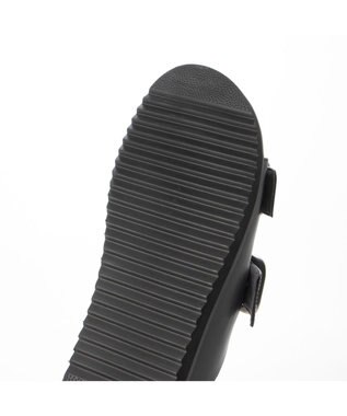 ing <ing>ダブルベルトミュールサンダル ブラック