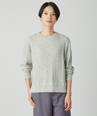 NEP クルーネック ケーブルニット