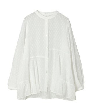 Green Parks アシメティアードブラウス Off White