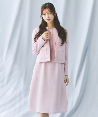 【洗える・消臭】MIST TWEED ドレス