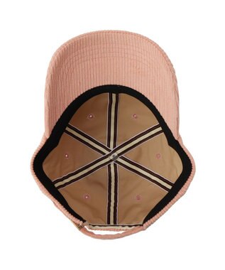 MOONBAT PAUL&JOE ACCESSOIRES (ポールアンドジョー アクセソワ)コーデュロイ ロゴ入り キャップ ピンク