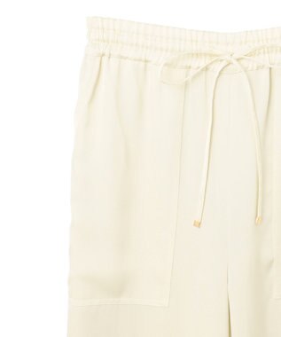 GRACE CONTINENTAL サテンワークパンツ キナリ