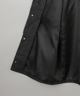 GOTAIRIKU 【仕事で着用可】ラスタードビー フーデッドブルゾン_地柄(24/25年モデル) ブラック×チェック地柄(24年新色)