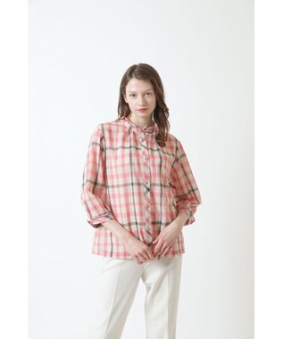 DAKS ウールボイル ハウスチェックシャツ