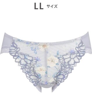 WACOAL ショーツ 【リボンブラ 脇すっきり】 BRB433とペア はきこみ丈あさめ ナイロンベア天竺素材(バック) レディース PRA133 /ワコール