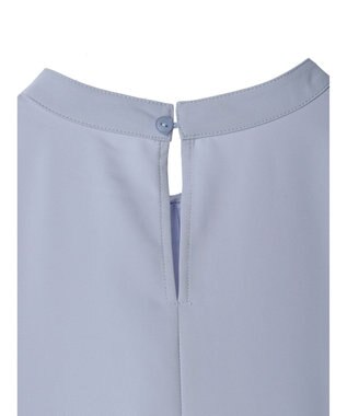 earth music&ecology ラッフル７分袖ブラウス Sax