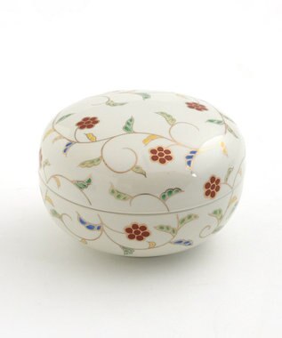 たち吉 【たち吉】色唐草蓋物〈２個〉美濃焼 ホワイト系その他