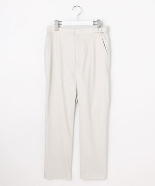 J.PRESS LADIES L 【WEB限定カラーあり・人気素材・セットアップ対応】セルロースリネンストレッチ テーパード パンツ 【WEB限定】ライトグレー系