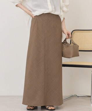 AMERICAN HOLIC リネンライクマーメイドスカート Brown
