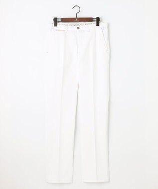 JOSEPH ABBOUD 【カラー豊富】人気！ウエストも伸びる！ オーガニックストレッチパンツ ホワイト系