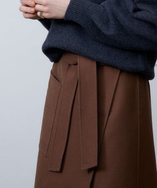 BEIGE， DANNES / ラップスカート Caramel