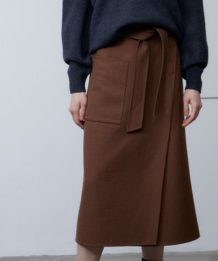 BEIGE， DANNES / ラップスカート Caramel