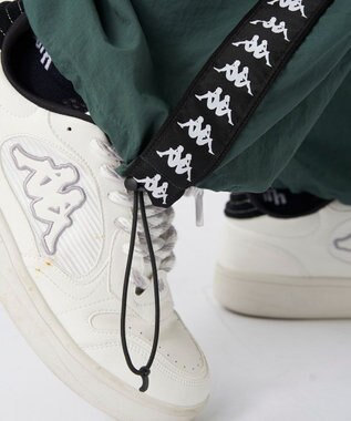 OP／FILA 【Kappa】バンダ ナイロントラックパンツ グリーン