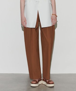 NAVE 【Nave】ライトキャンバス タックパンツ キャメル系