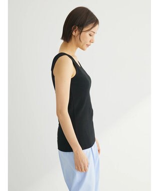 Green Parks BESTPRICE 2WAYリブタンクトップ Black