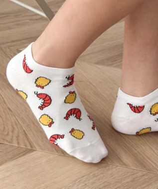 WEGO フードチェンジ総柄ショートソックス