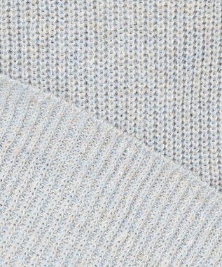 J.PRESS LADIES S 【洗える】Linen Cotton Vest  ニット ベスト ブルー系