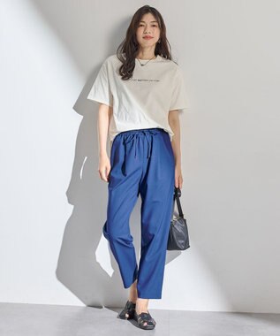 ANY オーガビッツロゴテールＴシャツ エクリュ