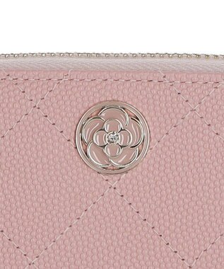 CLATHAS ベール ラウンド長財布 ペールピンク
