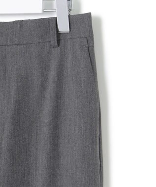 23区 L 【洗える】ドライ2WAYストレッチ テーパードパンツ グレー系