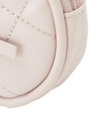 Maison de FLEUR リボンマニアポーチ付きキルティングトート Pink